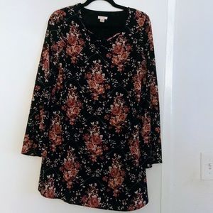 Xhiilaration fall floral dress